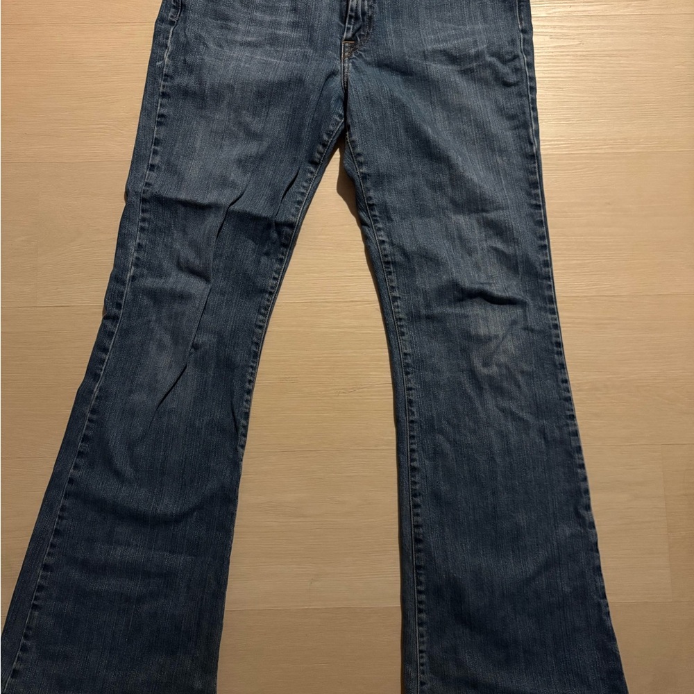 Lucky Brand Dark Blue Women's Bell Flare Jeans